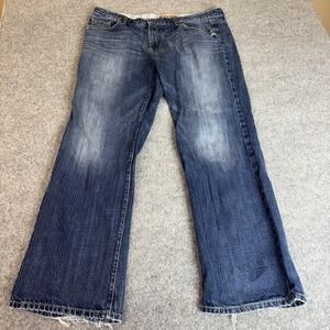 PPD Paige Premium Denim Jeans Women's Distressed 40x33 Relax Fit Straight Leg